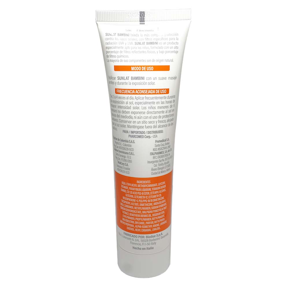 SUNLAT BAMBINI SPF 45