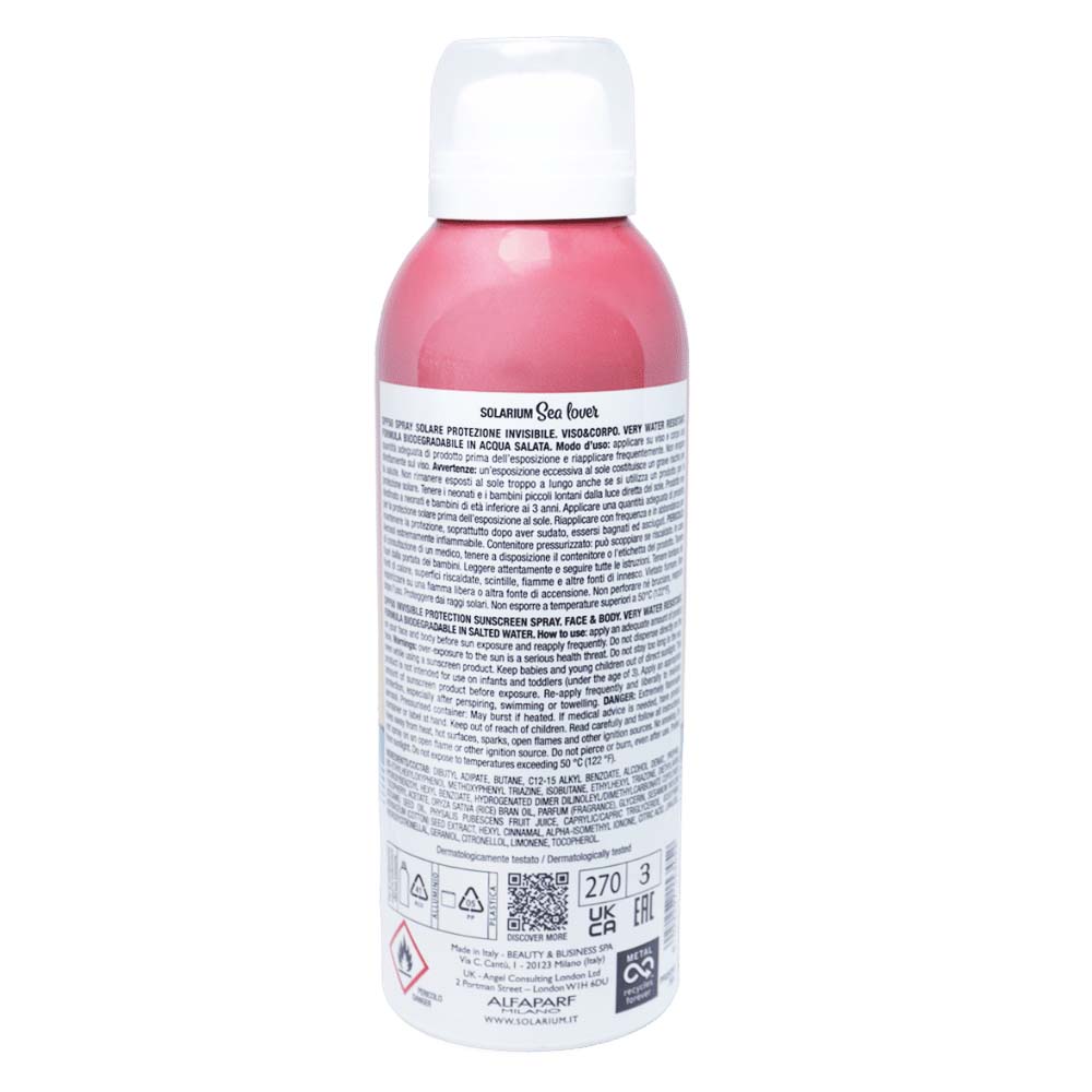 SOLARIUM SPF30 INVISIBLE  PROTECTION SUNSCREEN SPRAY